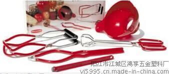 陽(yáng)廠家直銷(xiāo)鴻享JX-525廚房5件套罐頭夾 出口歐美品質(zhì)，日用佳品